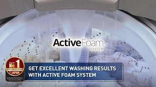 Panasonic Washing Machines Active Foam System [upl. by Levine229]