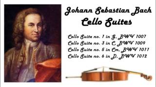 Johann Sebastian Bach  Cello suites in 432 Hz great for reading or studying [upl. by Cilo]