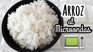 ARROZ AL MICROONDAS  Recetas Microondas Fáciles [upl. by Ahsiuqet]