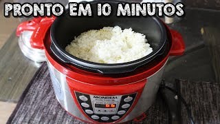 COMO FAZER ARROZ NA PANELA DE PRESSAO ELETRICA [upl. by Pascha]