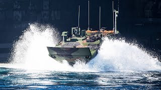 US Marines Test New Amphibious Combat Vehicle ACV [upl. by Brownson]