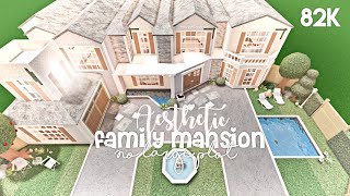 Aesthetic Family Mansion No Large Plot  Bloxburg Build [upl. by Nataniel]