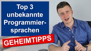 Top 3 unterschätzte Programmiersprachen [upl. by Noxaj126]