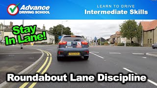 Roundabout Lane Discipline  Learn to drive Intermediate skills [upl. by Immac]